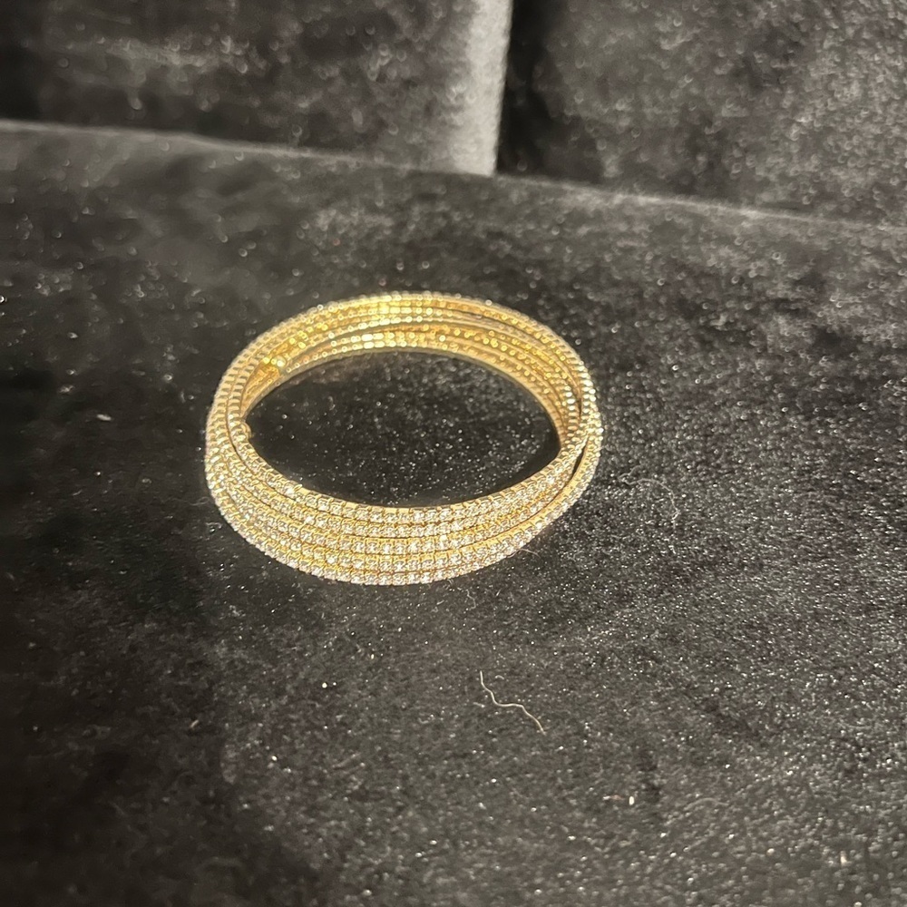 3/$15 Gold & Silver Wrap Jewel Bracelets
